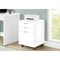 Monarch Specialties File Cabinet, Rolling Mobile, Storage Drawers, Printer Stand, Office, Work, Laminate, Glossy White I 7583 - alternate 5